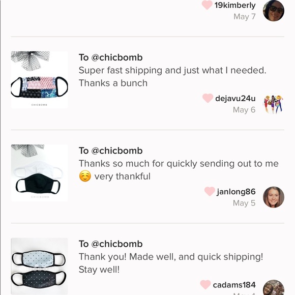 MADE IN USA NATURAL FLORAL FACE MASK - Picture 5 of 5